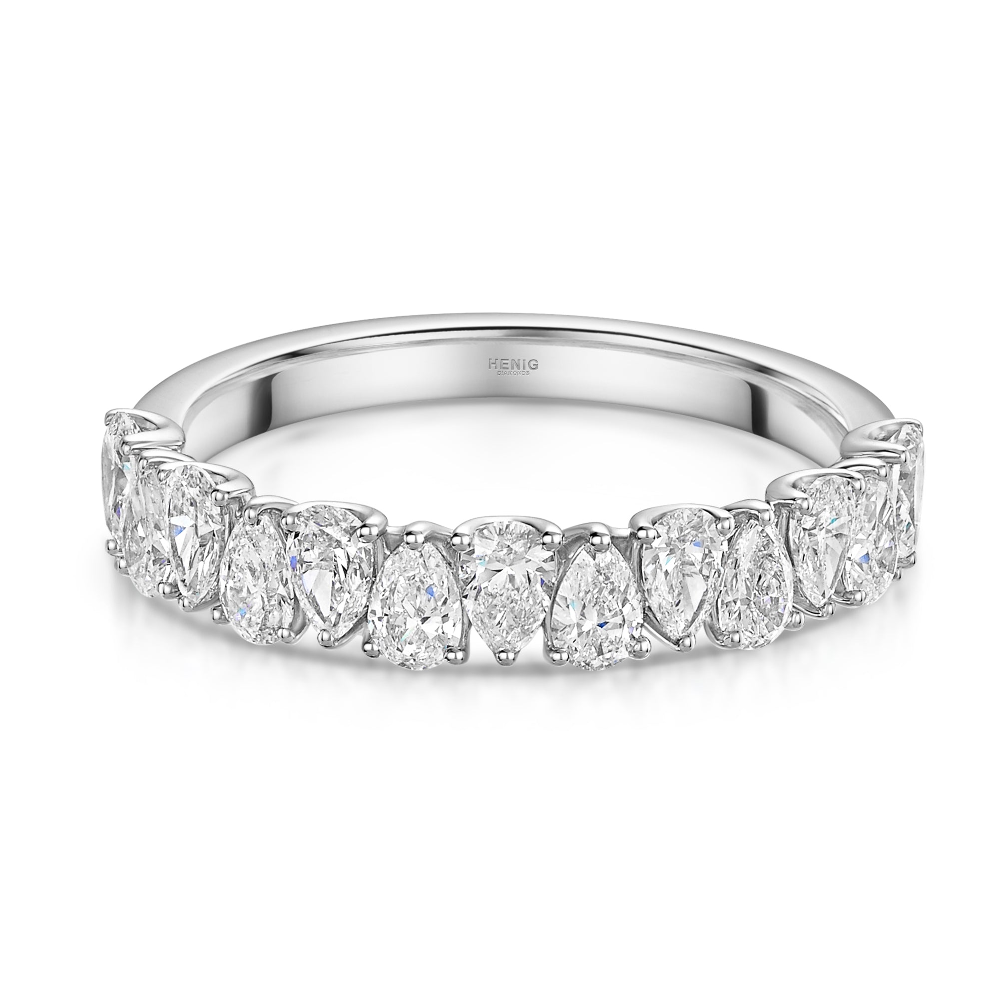 1.17ct Pear Diamond Eternity Ring - R103