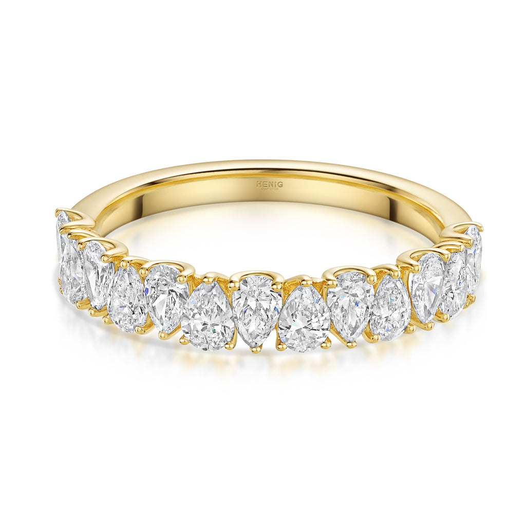 1.17ct Pear Diamond Eternity Ring - R103