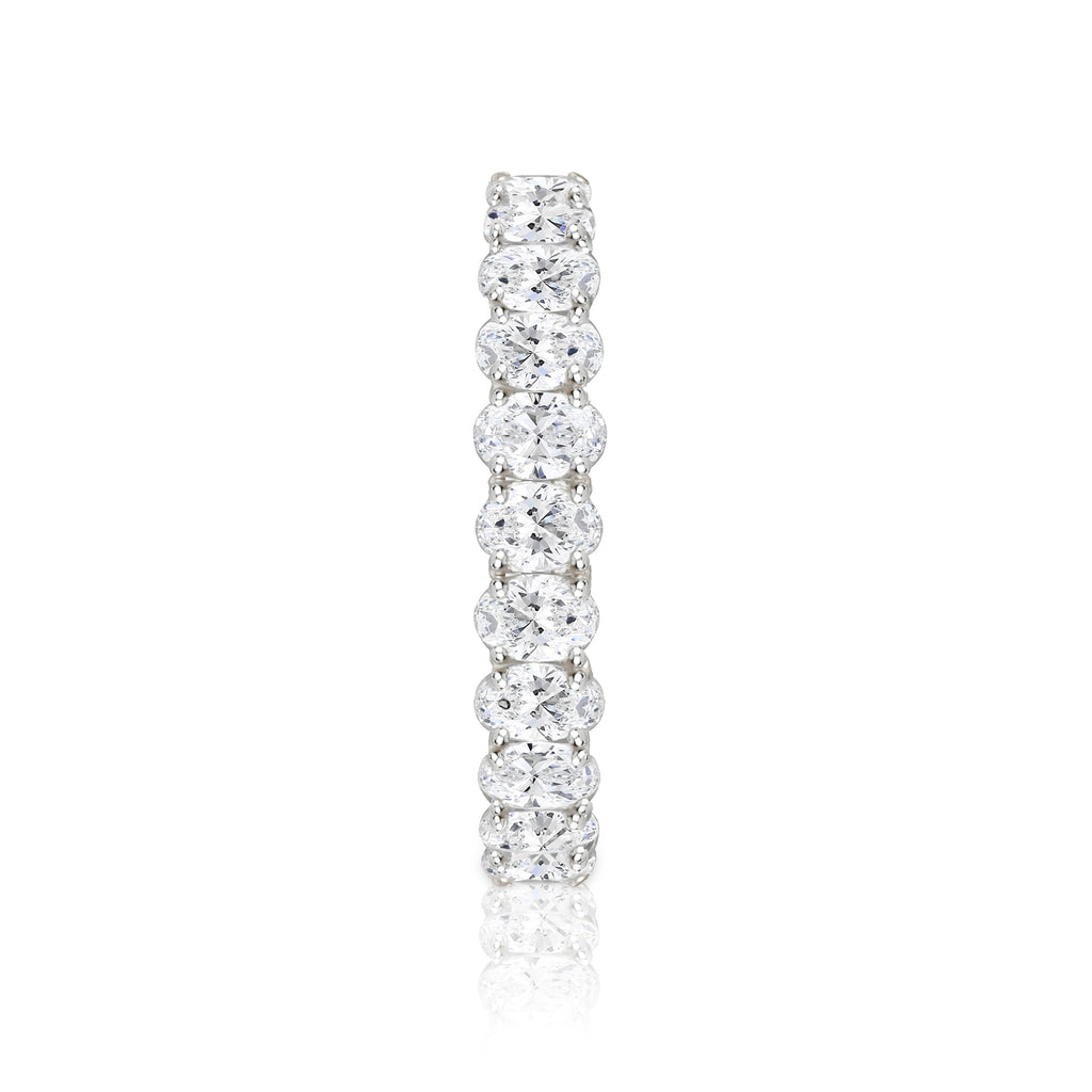 1.90ct Oval Diamond Eternity Ring - R105-9k