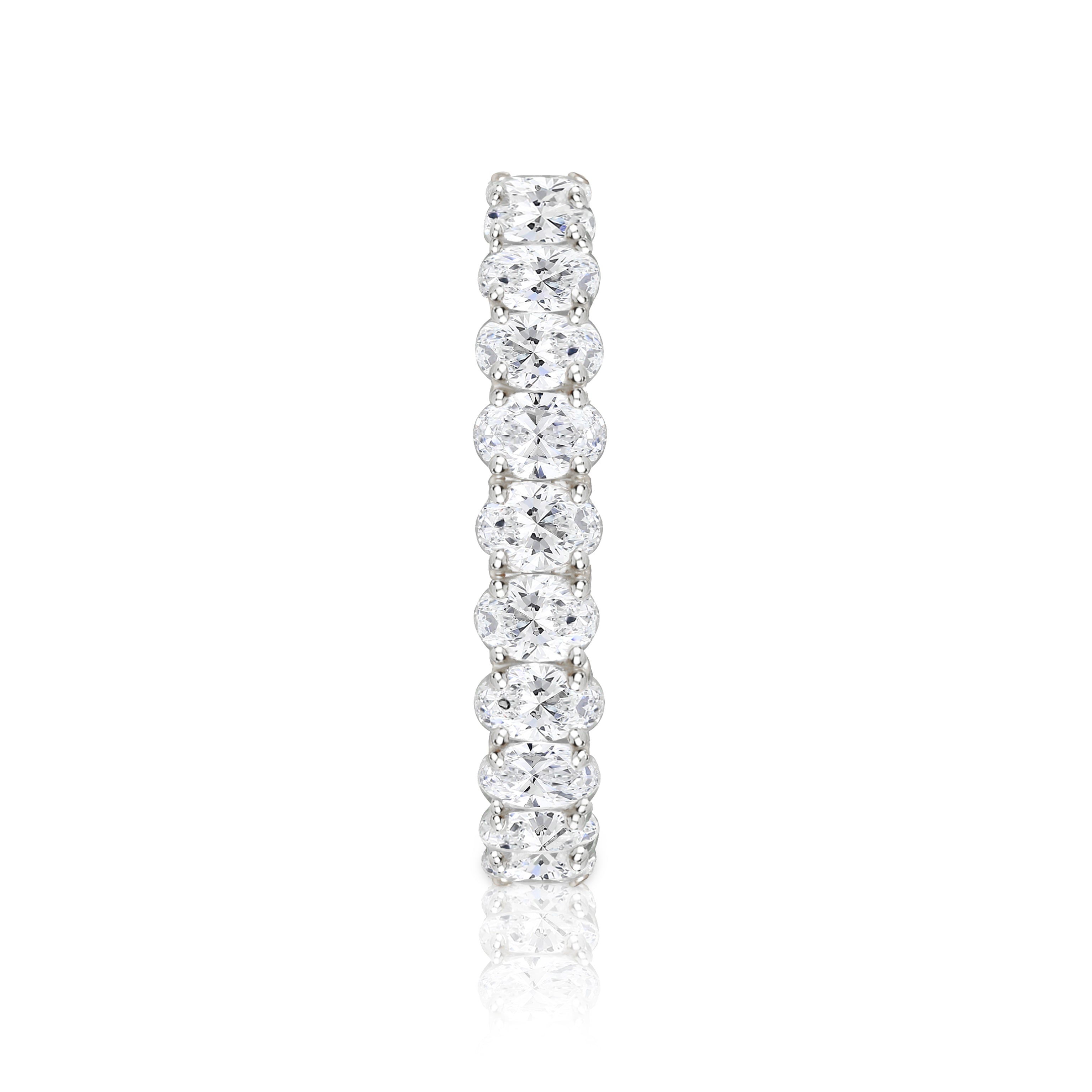 1.90ct Oval Diamond Eternity Ring - R105-9k