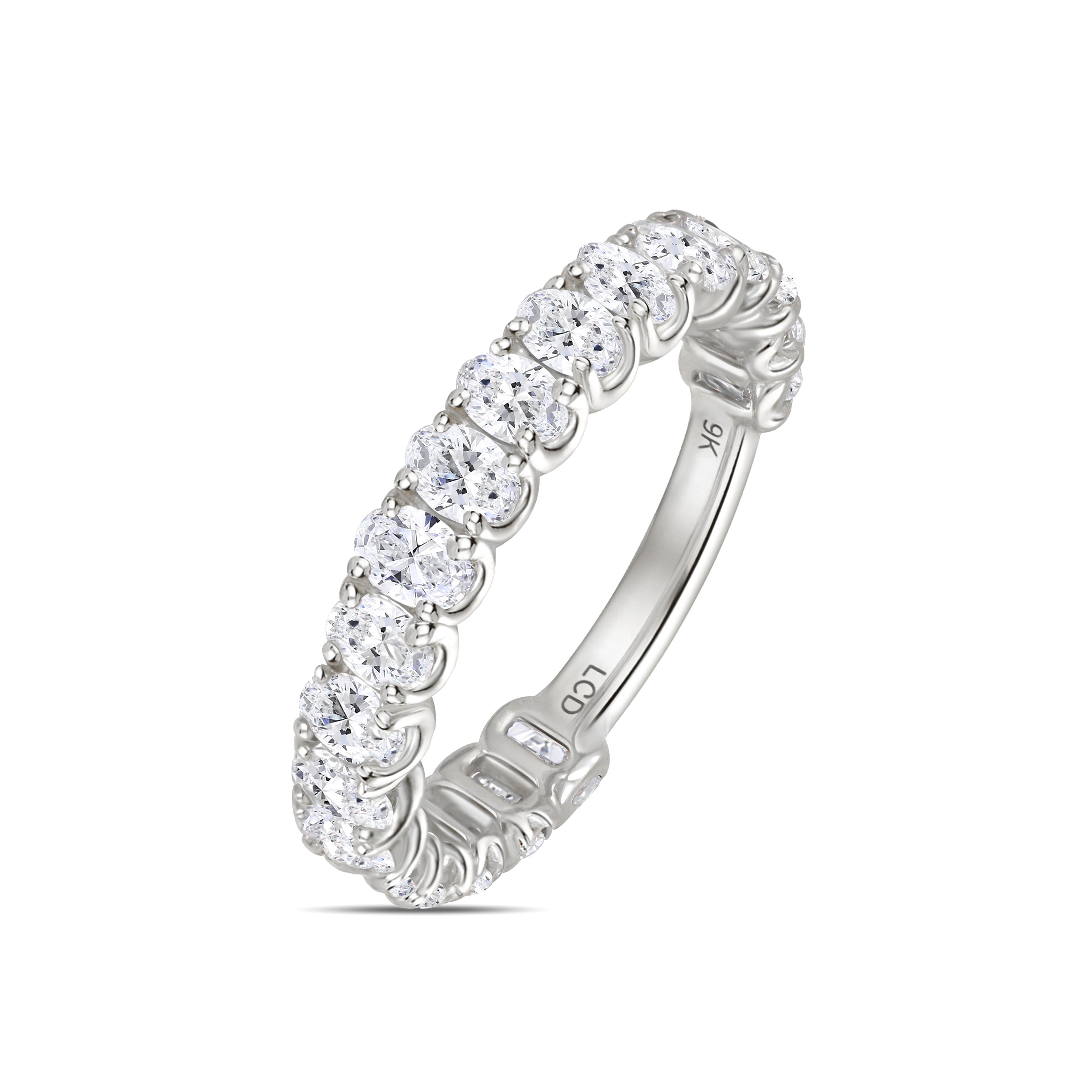 1.90ct Oval Diamond Eternity Ring - R105