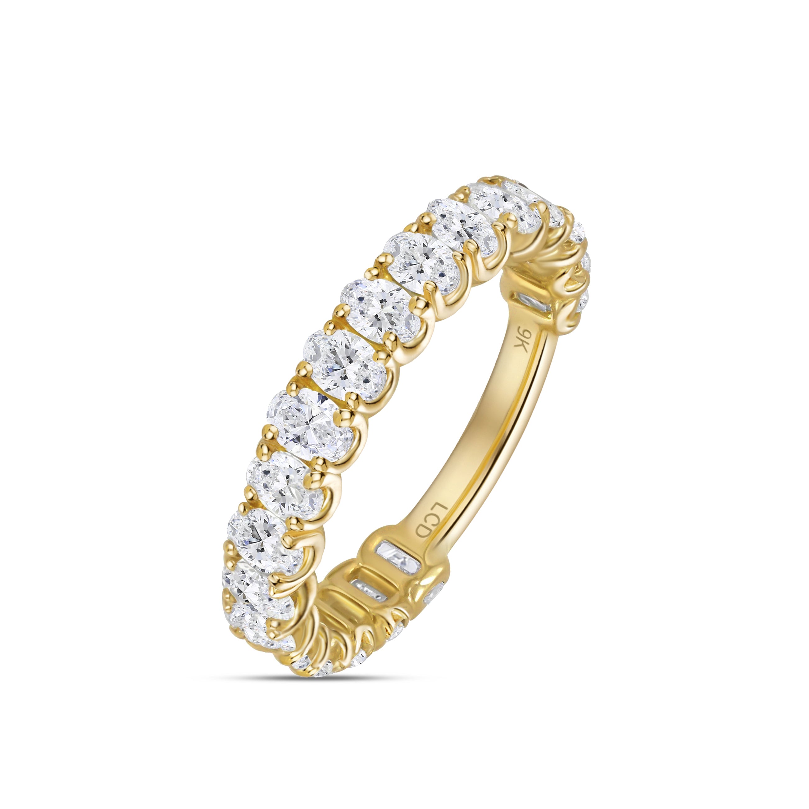1.90ct Oval Diamond Eternity Ring - R105