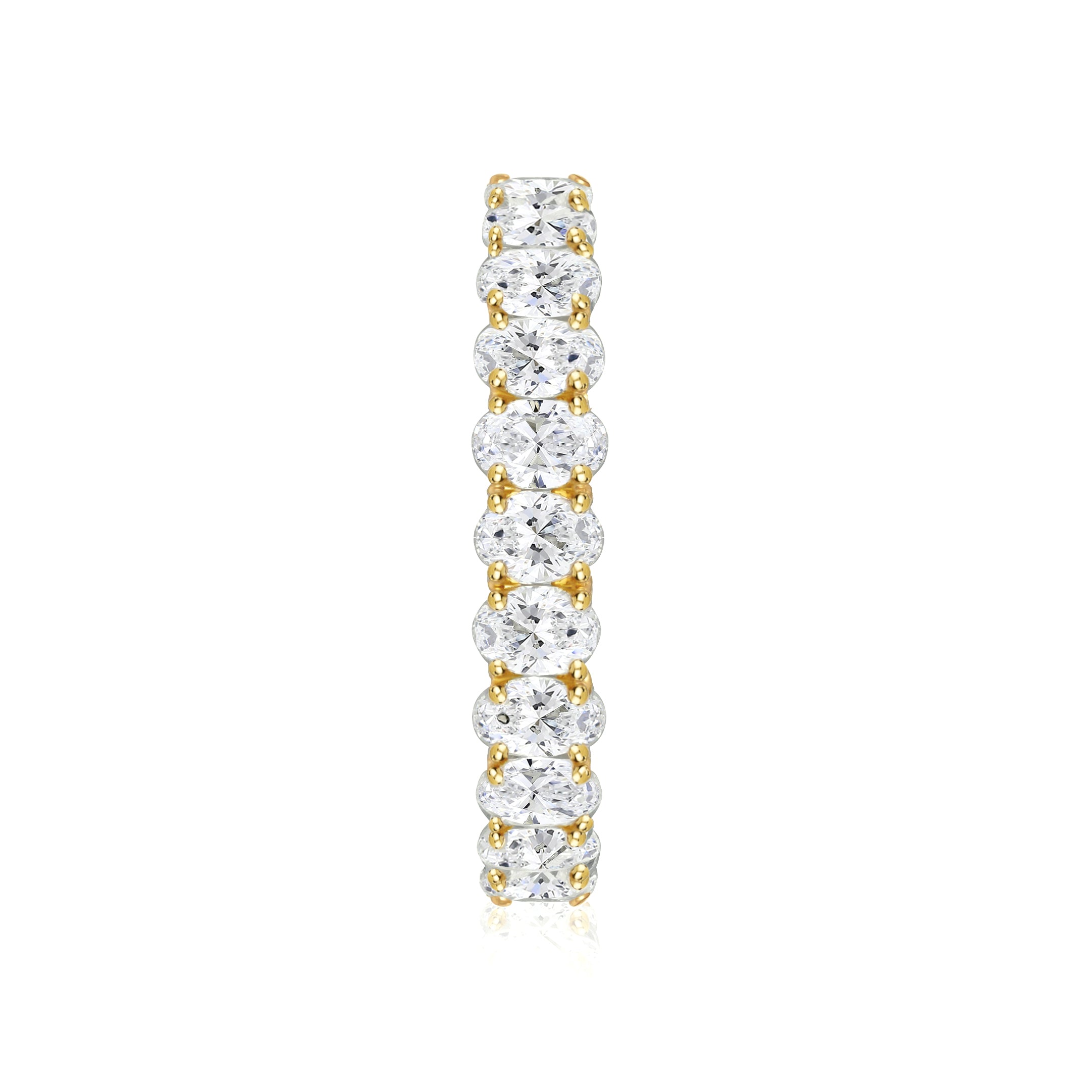 1.90ct Oval Diamond Eternity Ring - R105