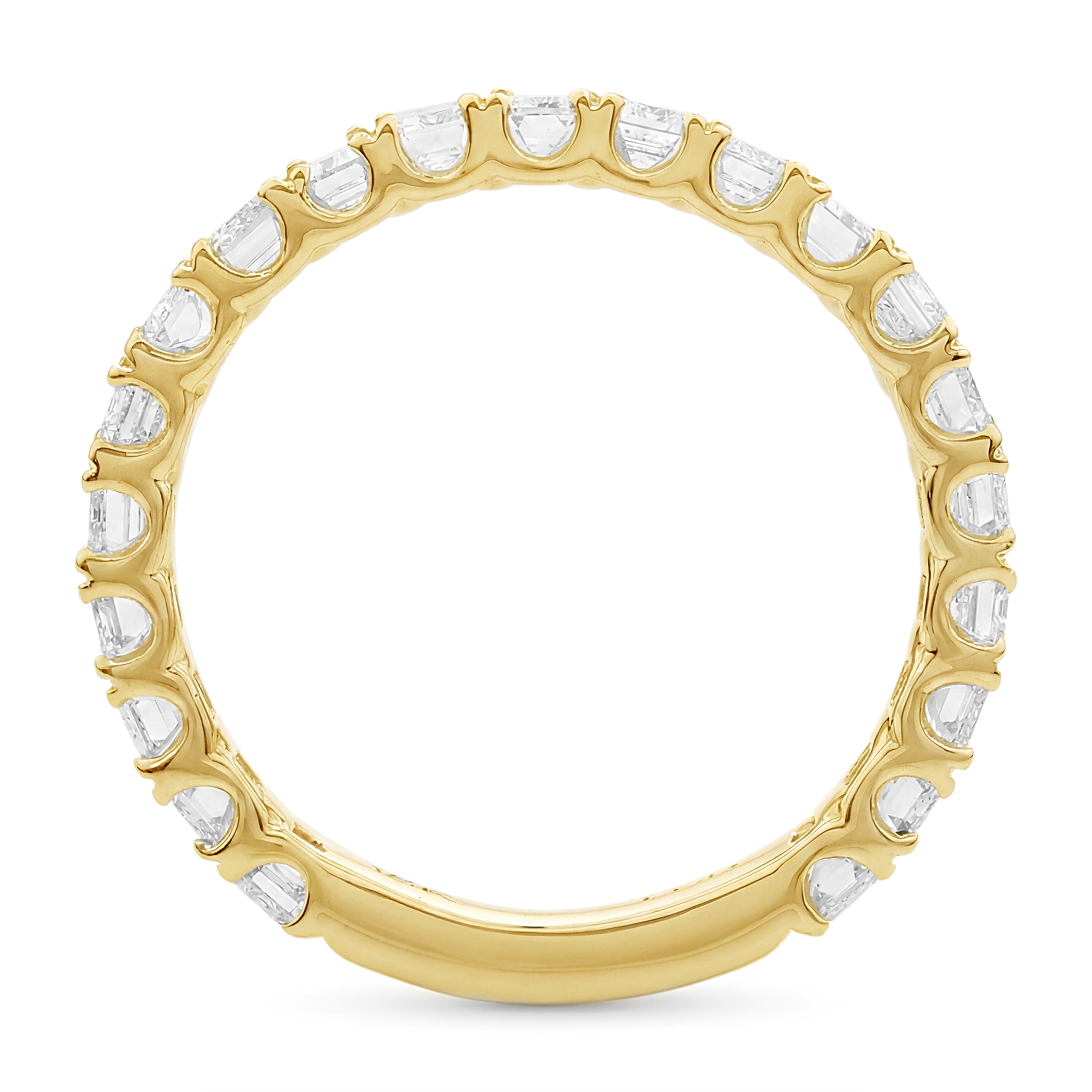 2.10ct Emerald Diamond Eternity Ring - R106