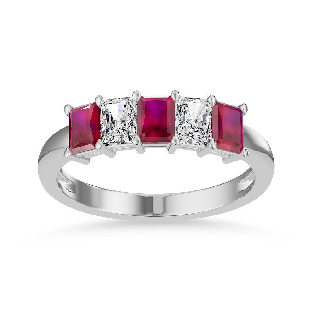 Ruby & Diamond Ring - Rl100
