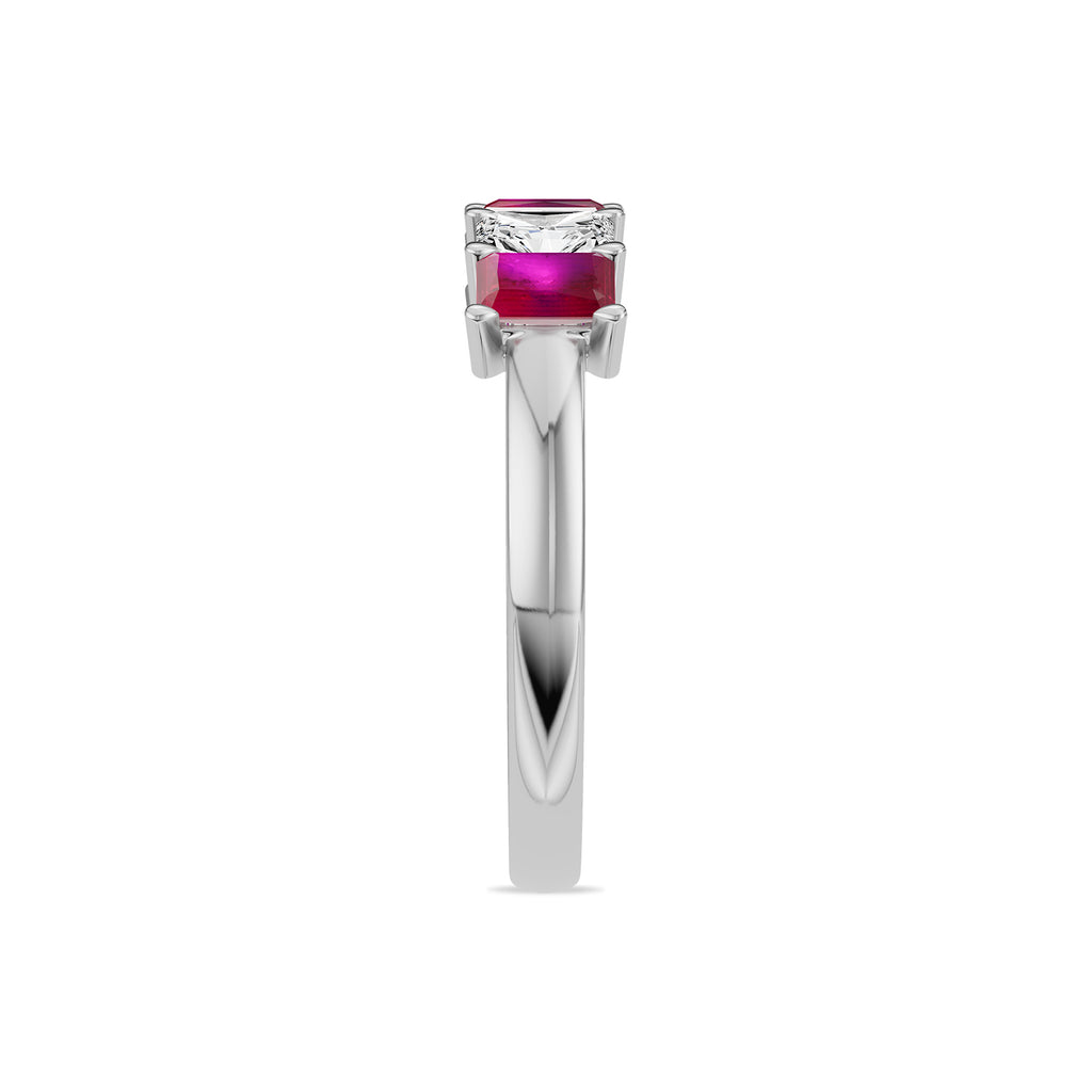 Ruby & Diamond Ring - Rl100