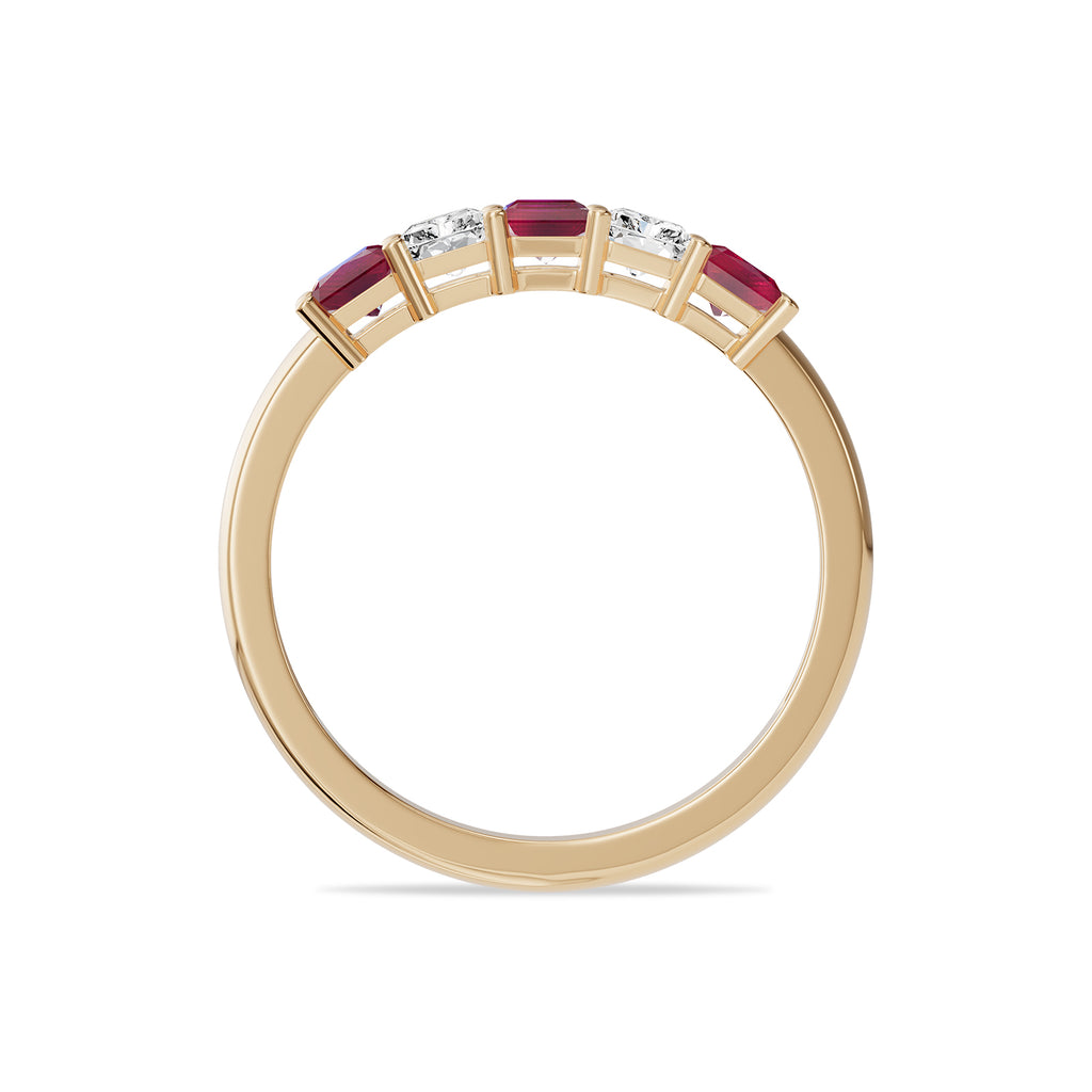 Ruby & Diamond Ring - Rl100