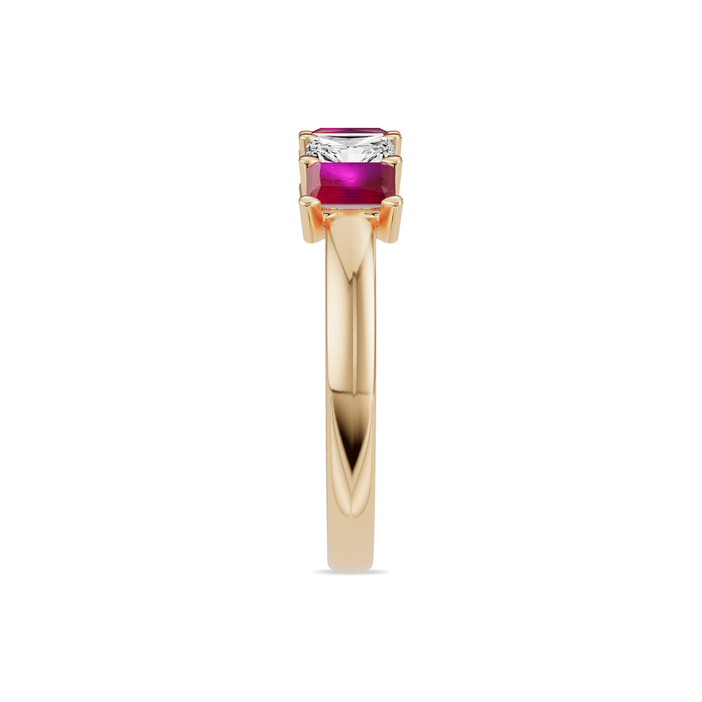 Ruby & Diamond Ring - Rl100