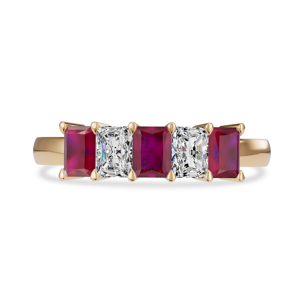 Ruby & Diamond Ring - Rl100