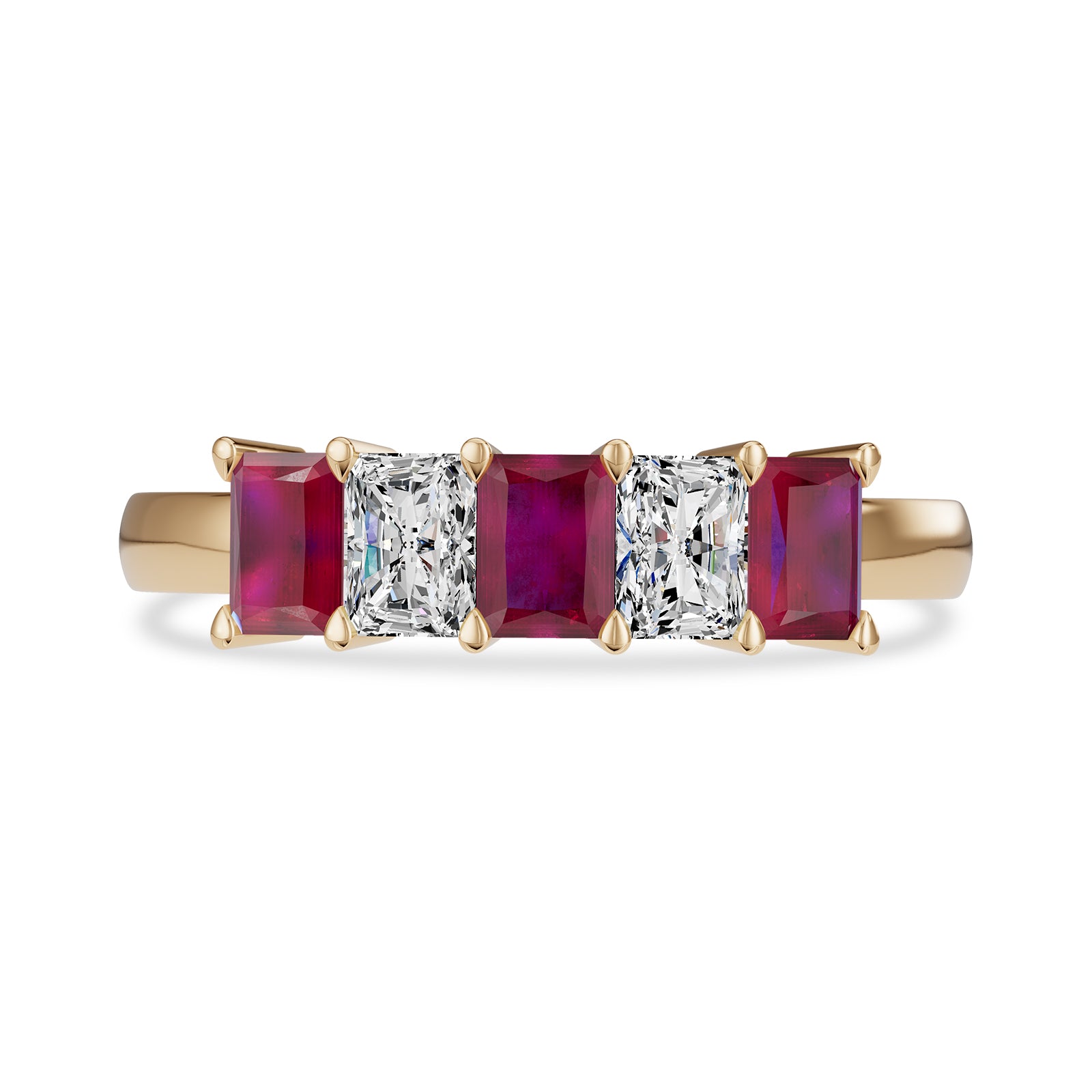 Ruby & Diamond Ring - Rl100