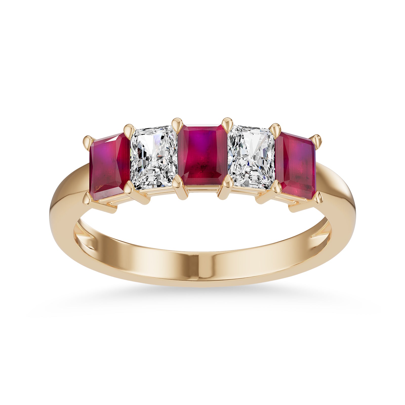 Ruby & Diamond Ring - Rl100