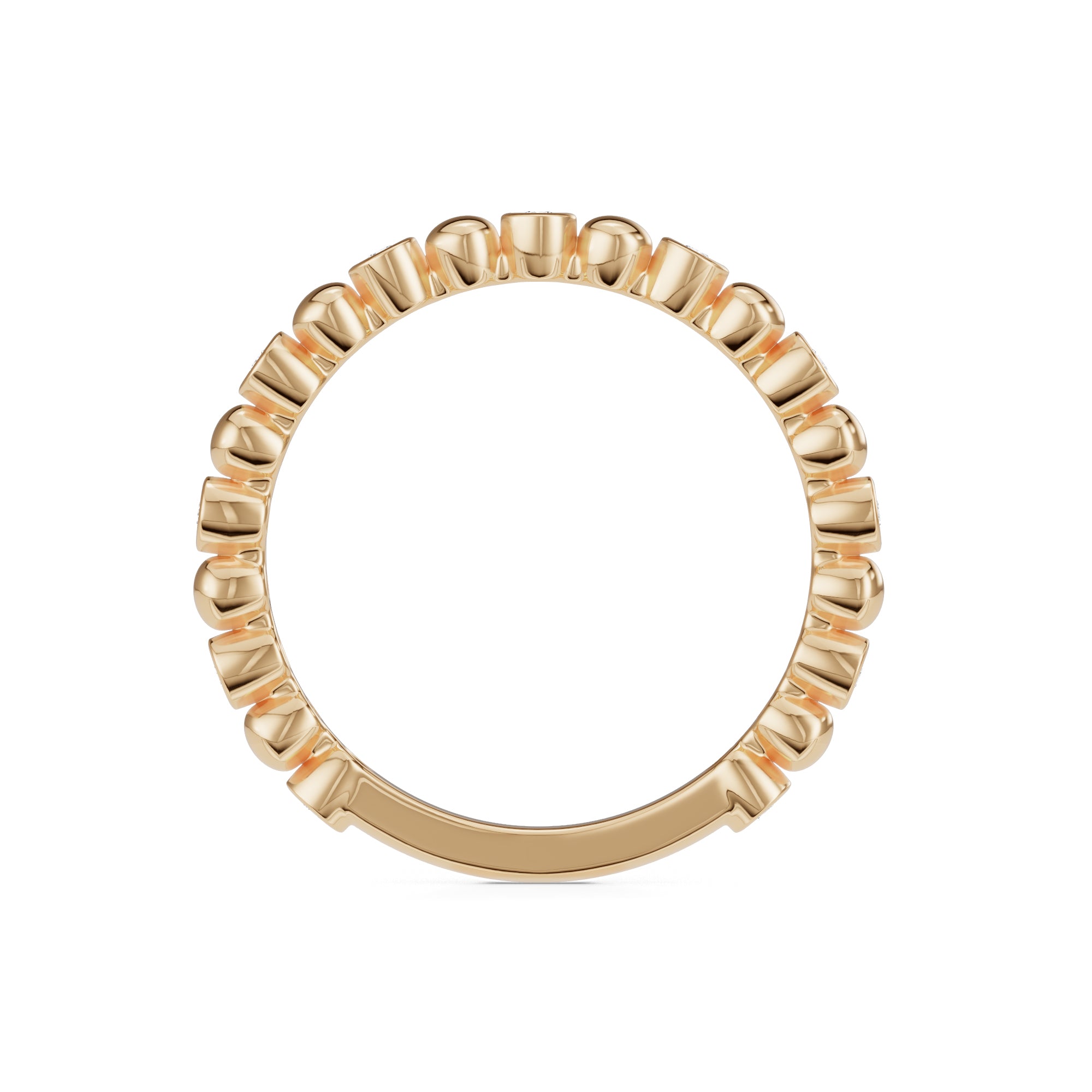 0.10ct Round Natural Diamond Eternity Ring - R1102