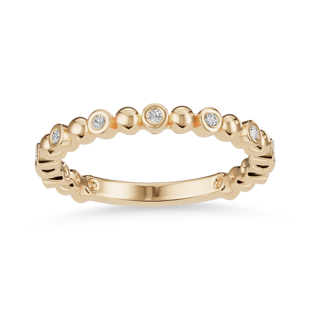 0.10ct Round Natural Diamond Eternity Ring - R1102