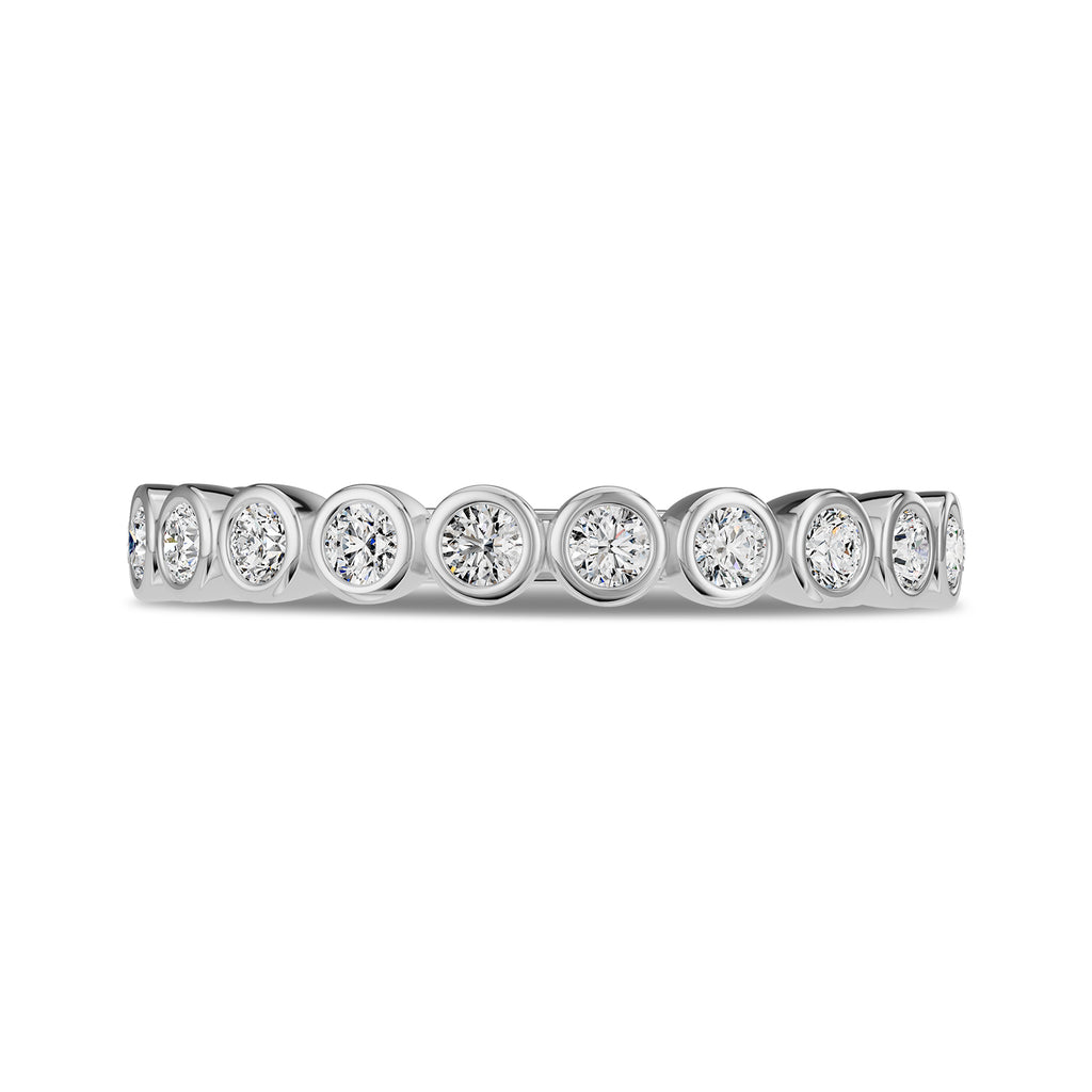0.40ct Round Natural Diamond Eternity Ring - R1103