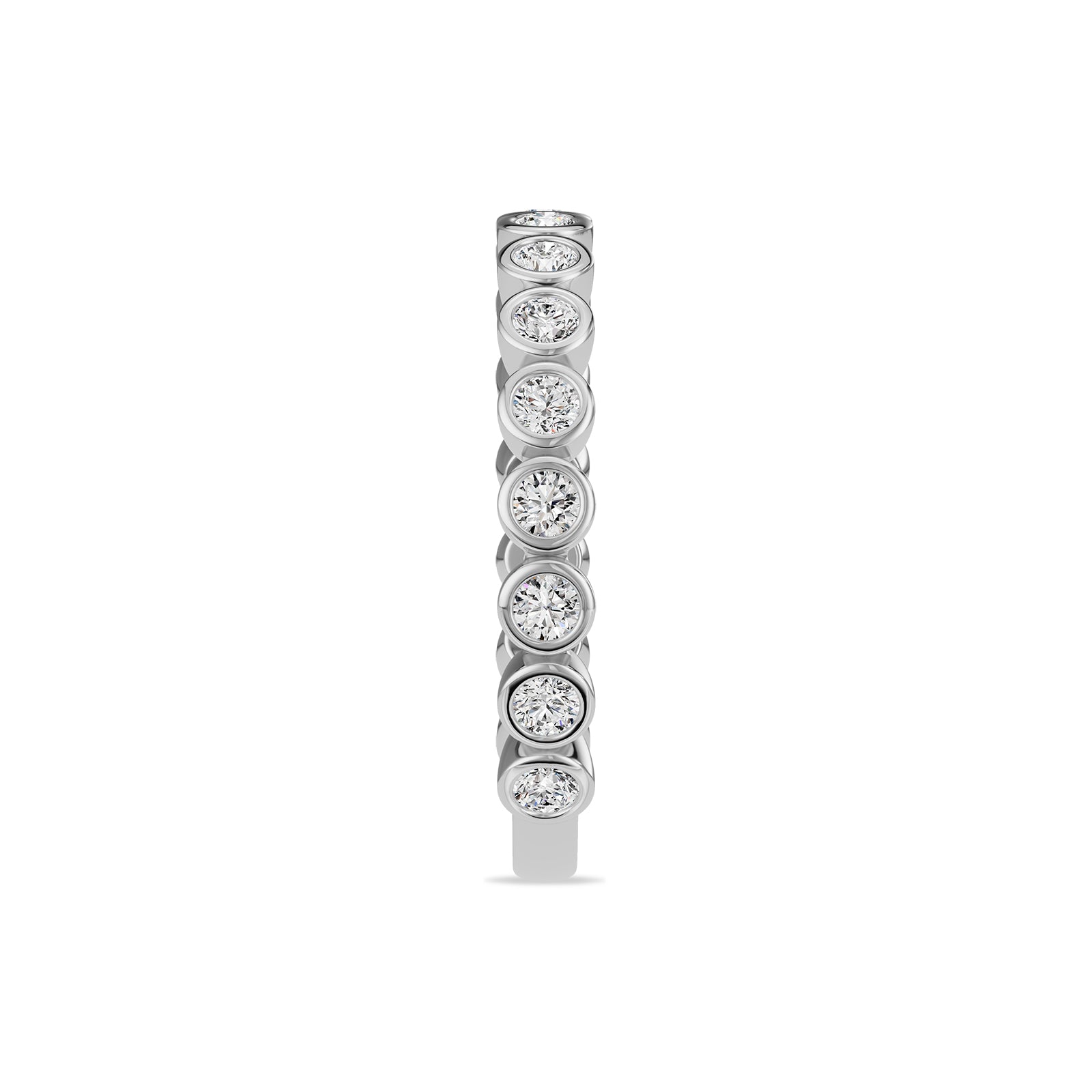 0.40ct Round Natural Diamond Eternity Ring - R1103