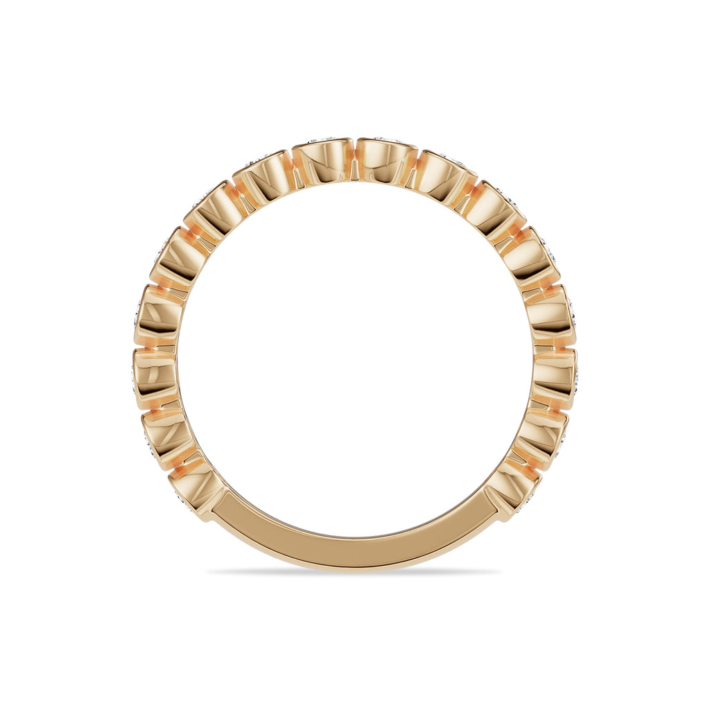 0.40ct Round Natural Diamond Eternity Ring - R1103