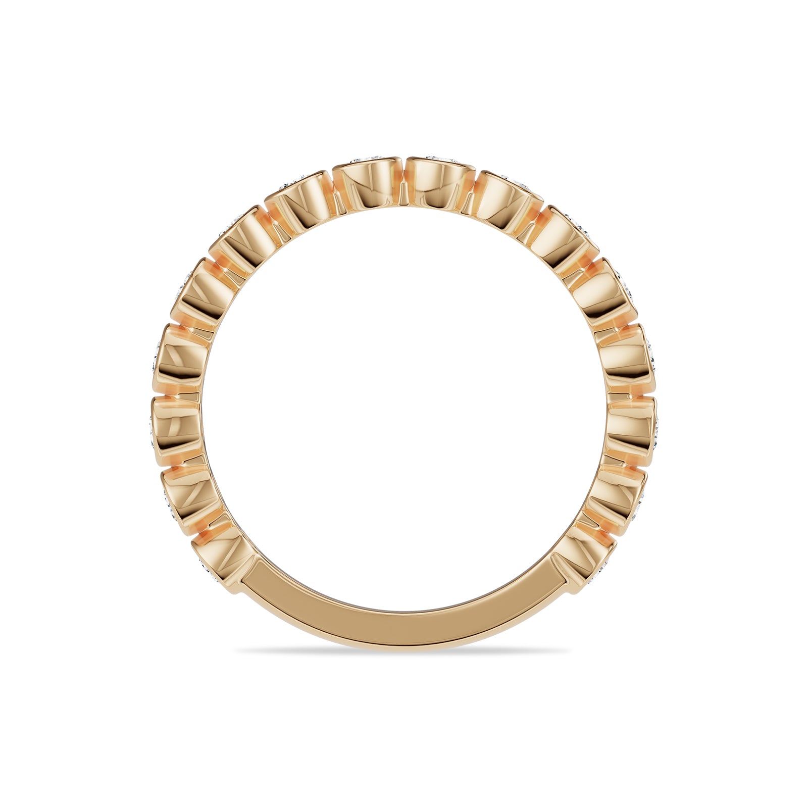 0.40ct Round Natural Diamond Eternity Ring - R1103