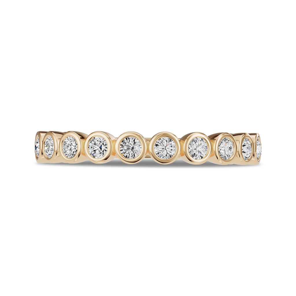 0.40ct Round Natural Diamond Eternity Ring - R1103