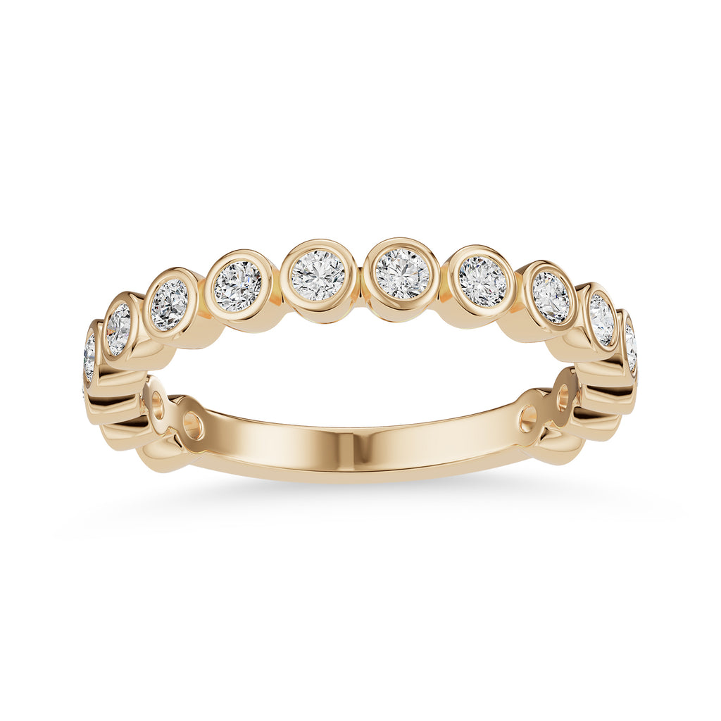 0.40ct Round Natural Diamond Eternity Ring - R1103