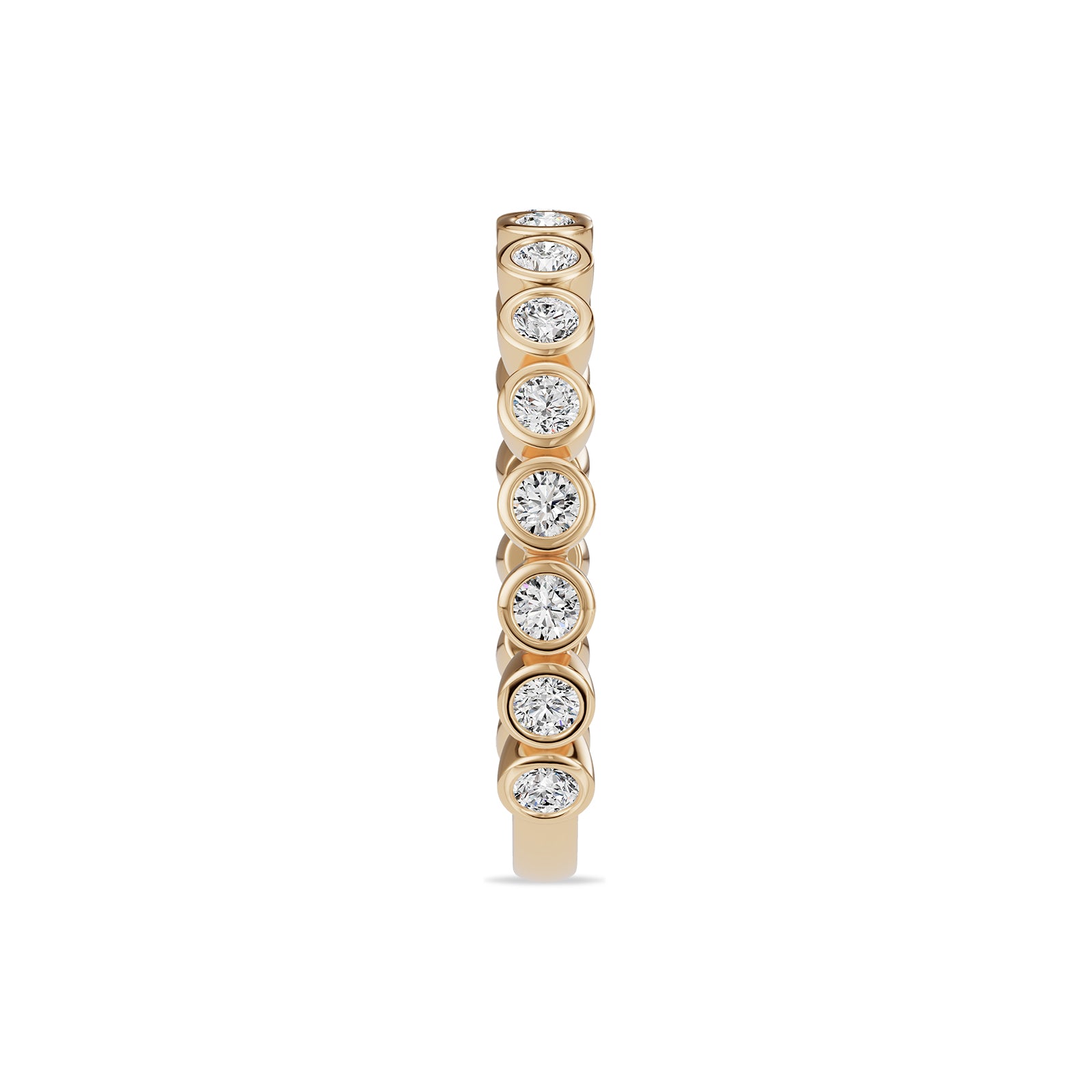 0.40ct Round Natural Diamond Eternity Ring - R1103