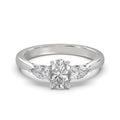 Oval Diamond Trilogy Ring - R113