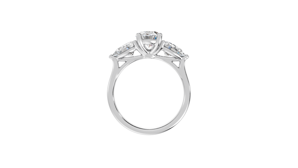 Oval Diamond Trilogy Ring - R113