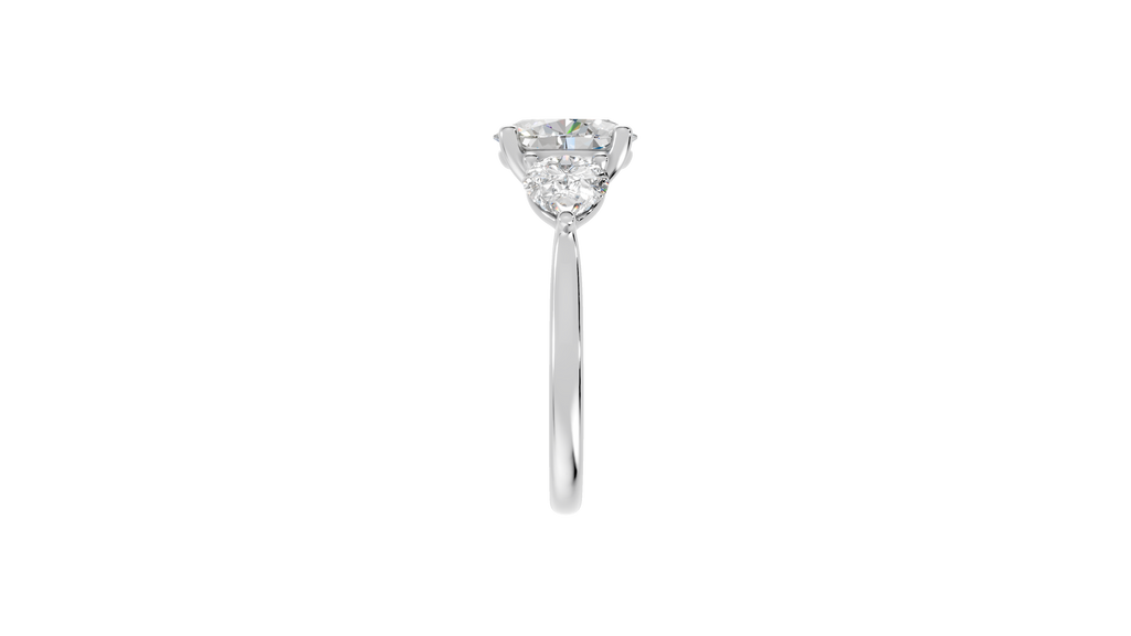 Oval Diamond Trilogy Ring - R113