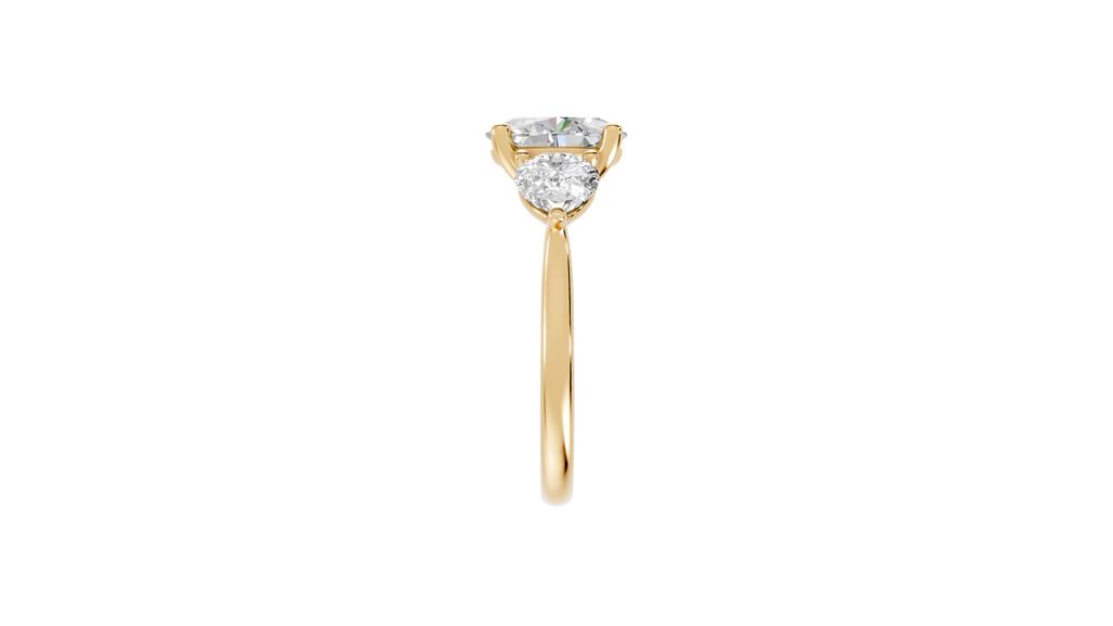 Oval Diamond Trilogy Ring - R113