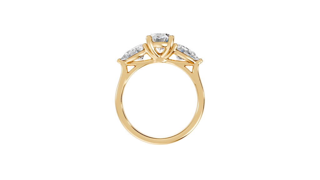 Oval Diamond Trilogy Ring - R113