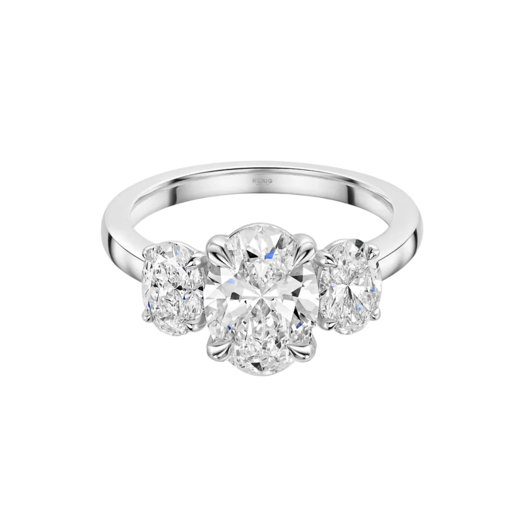 Oval Diamond Trilogy Ring - R115