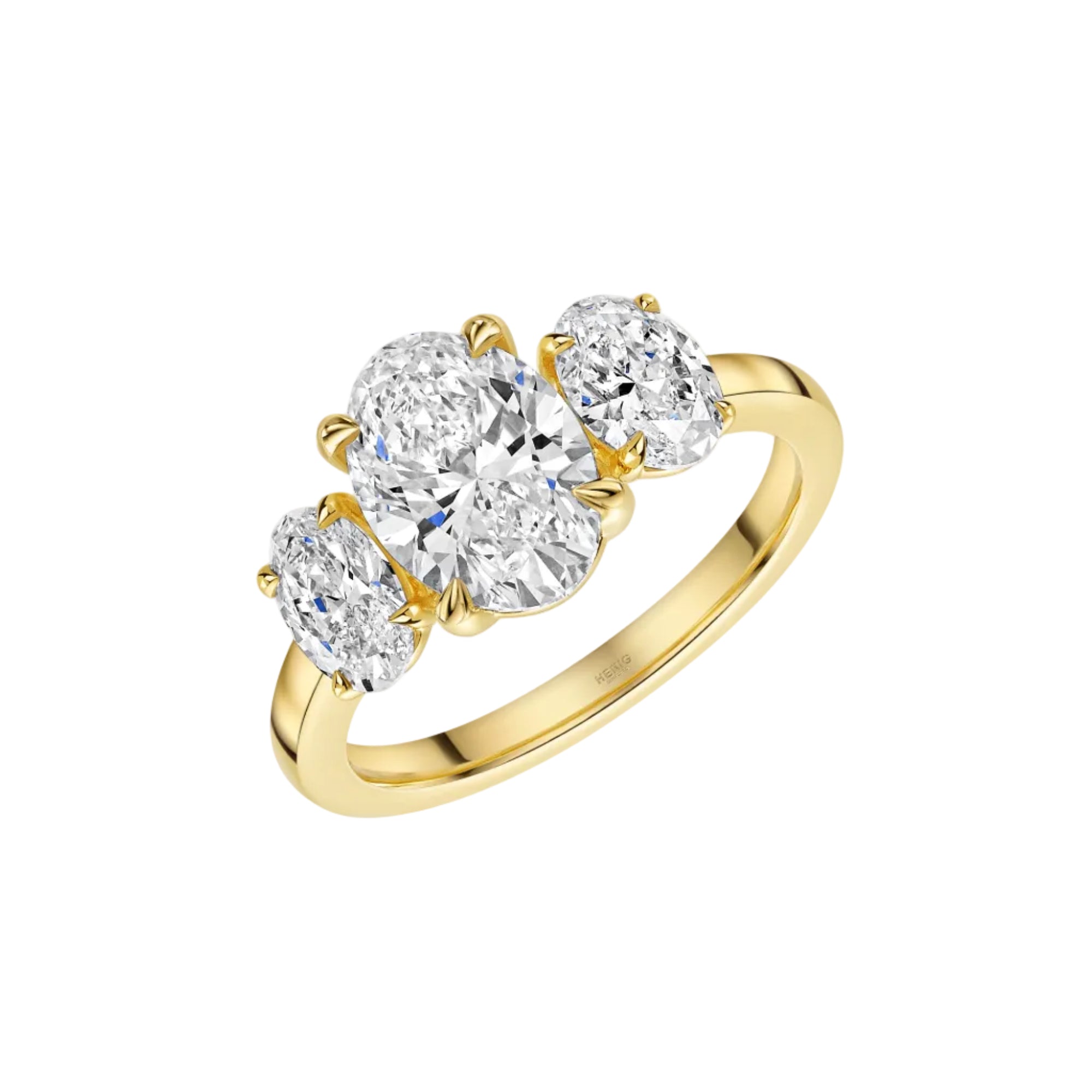 Oval Diamond Trilogy Ring - R115