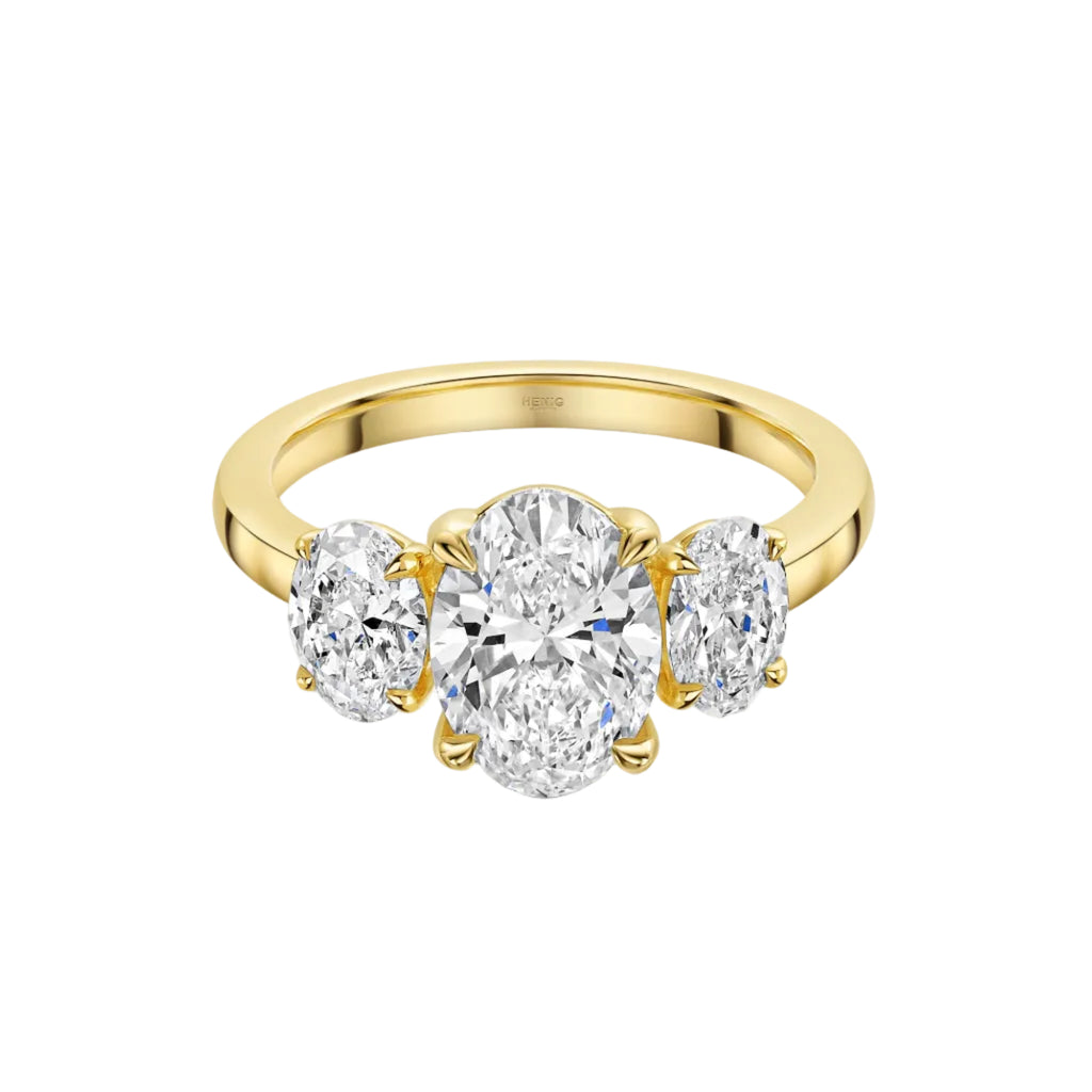 Oval Diamond Trilogy Ring - R115