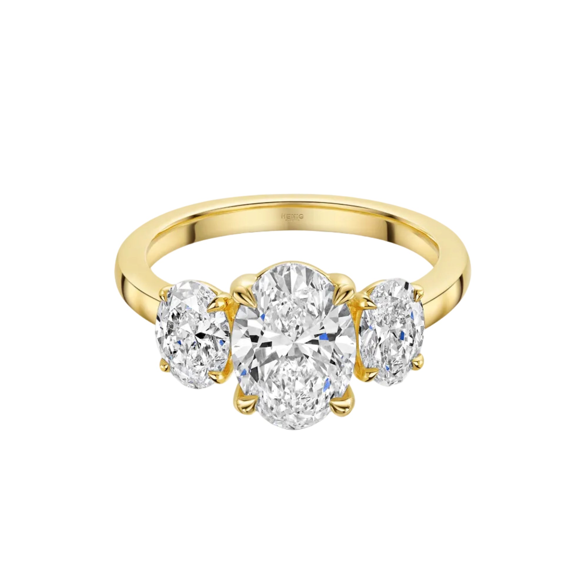 Oval Diamond Trilogy Ring - R115