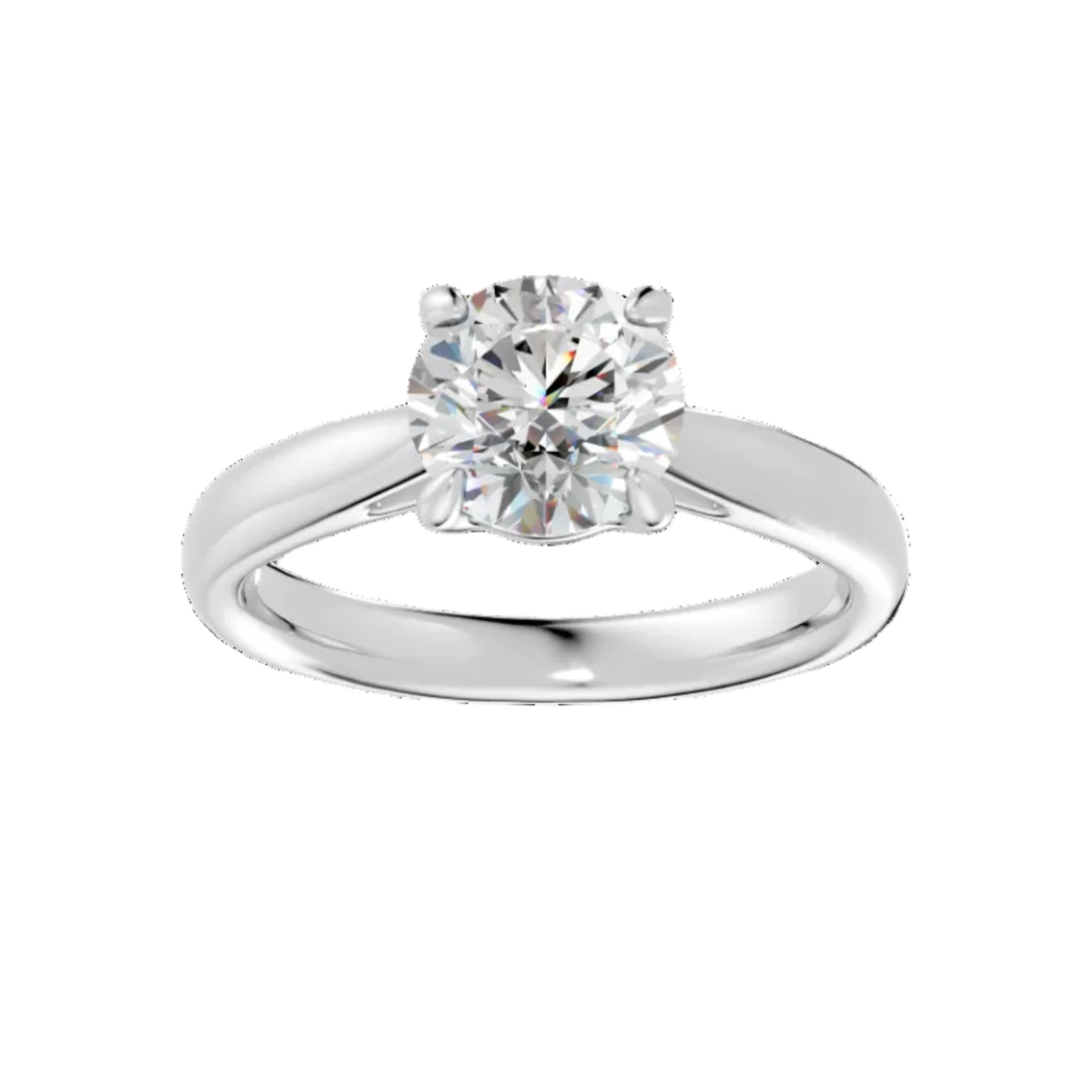 Round Diamond Engagement Ring - R116