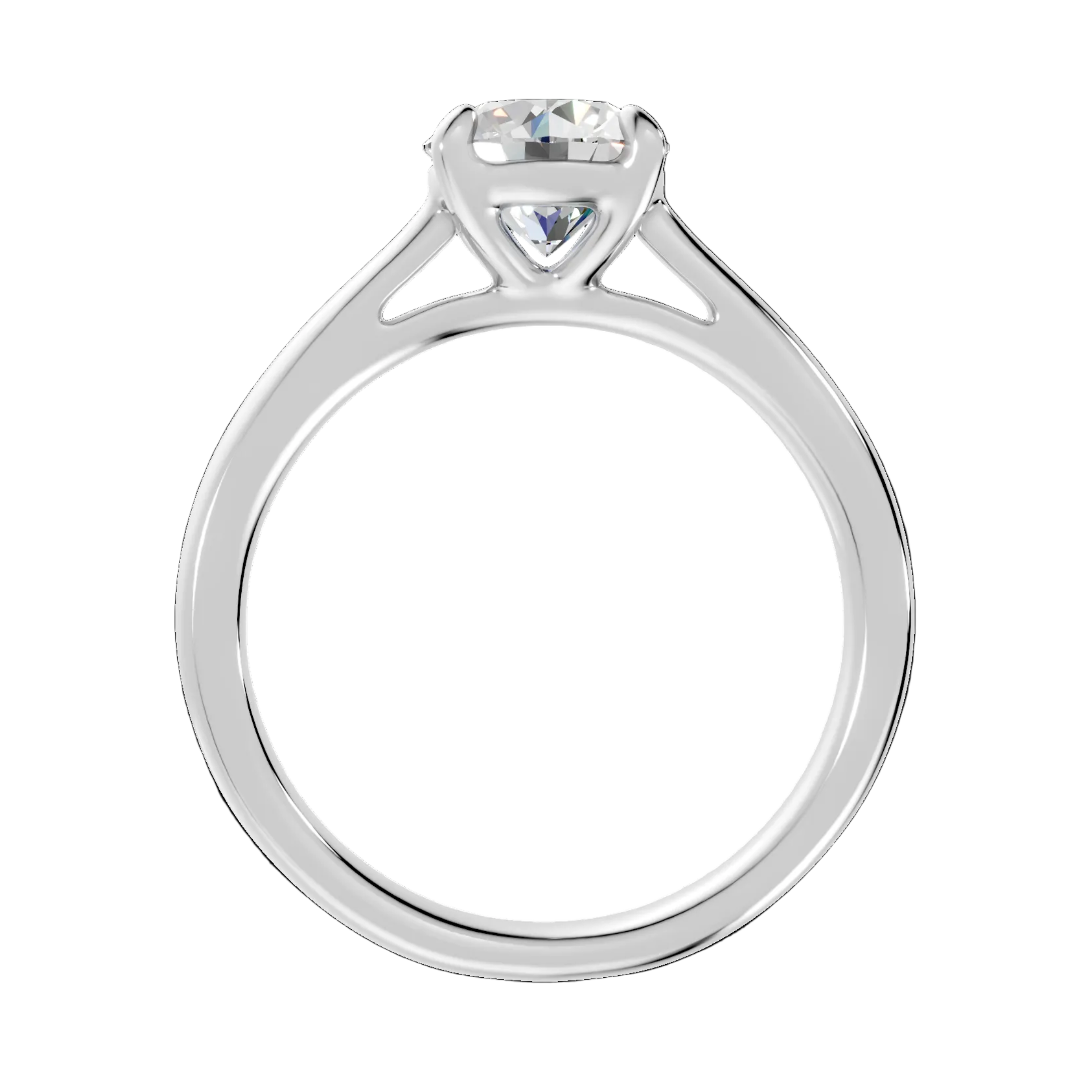 Round Diamond Engagement Ring - R116