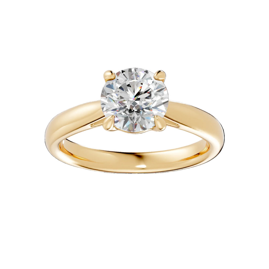 Round Diamond Engagement Ring - R116