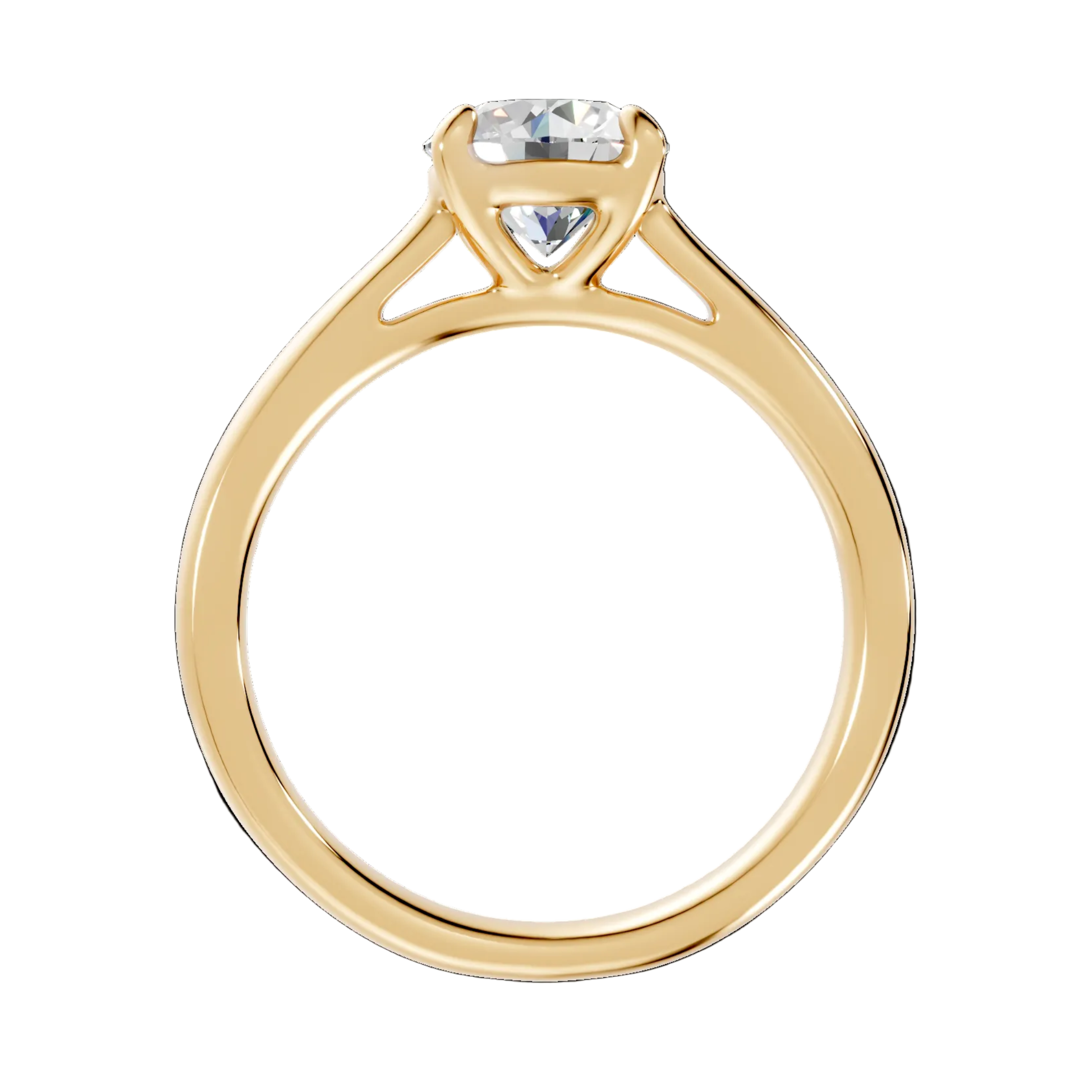 Round Diamond Engagement Ring - R116