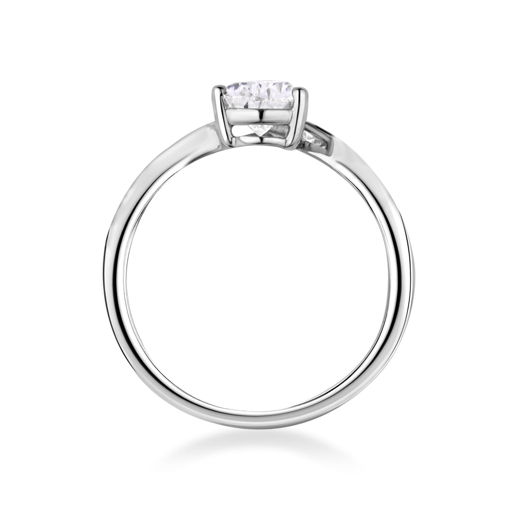 Pear Diamond Engagement Ring - R117