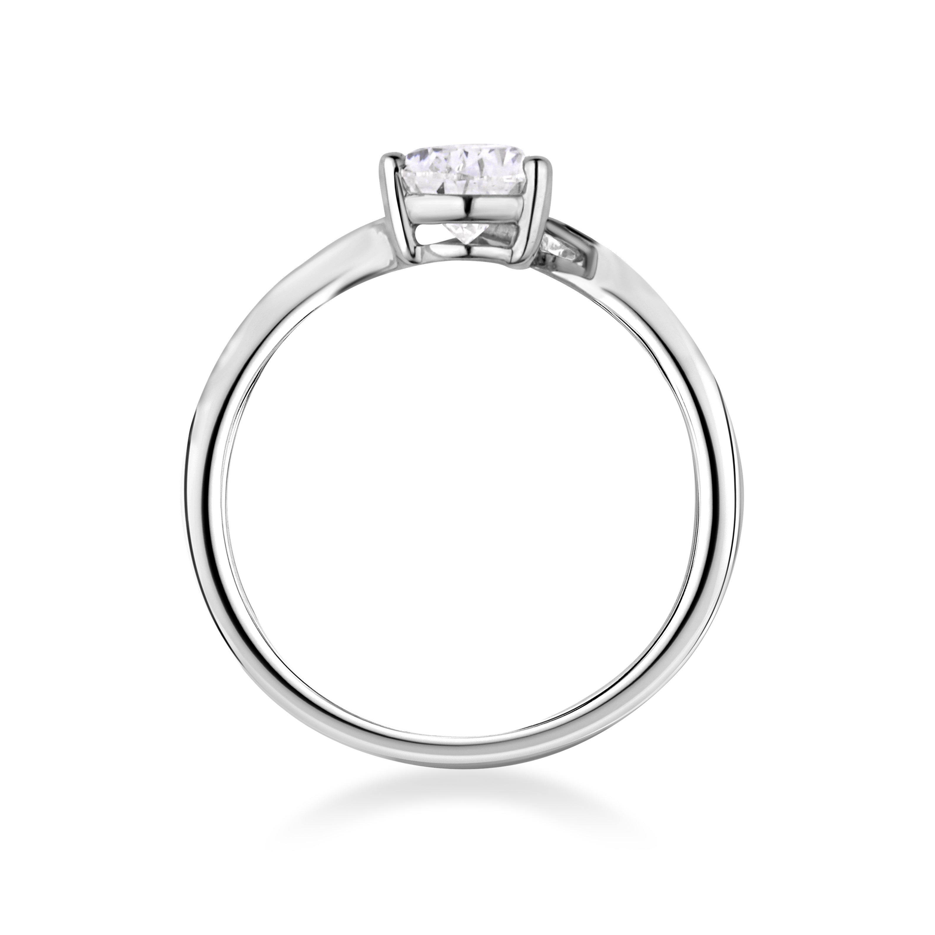 Pear Diamond Engagement Ring - R117