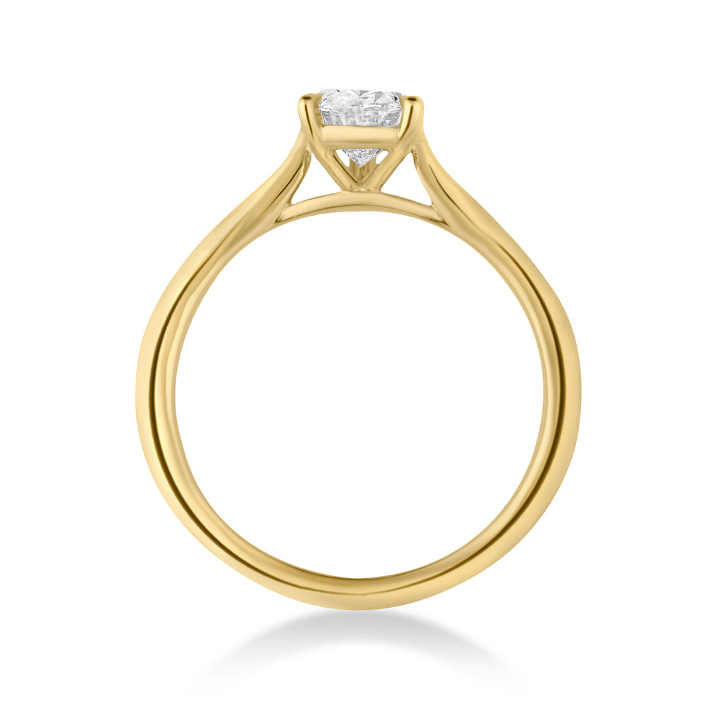 Pear Diamond Engagement Ring - R121