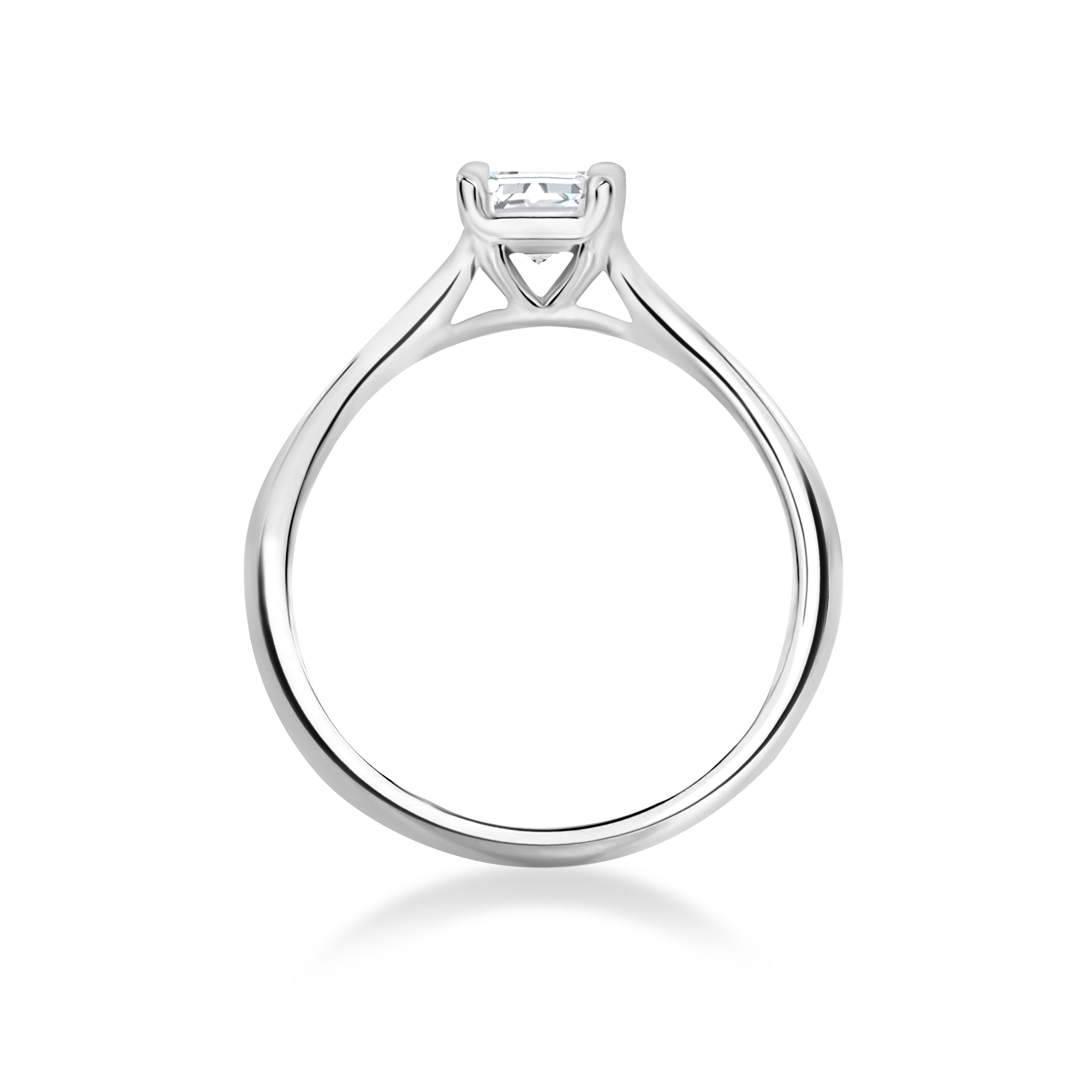 Emerald Diamond Engagement Ring - R122