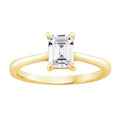 Emerald Diamond Engagement Ring - R122