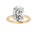 Oval Diamond Engagement Ring - R123