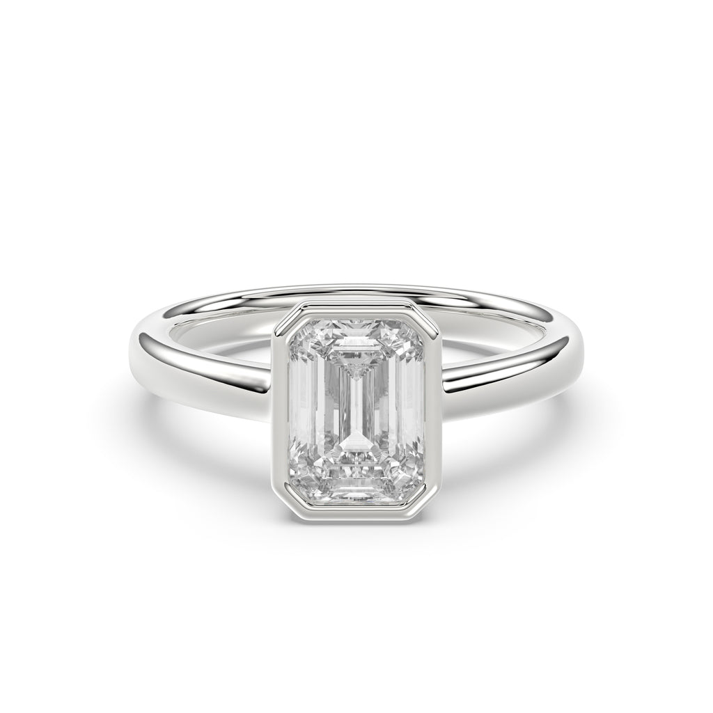 Emerald Engagement Ring - R144