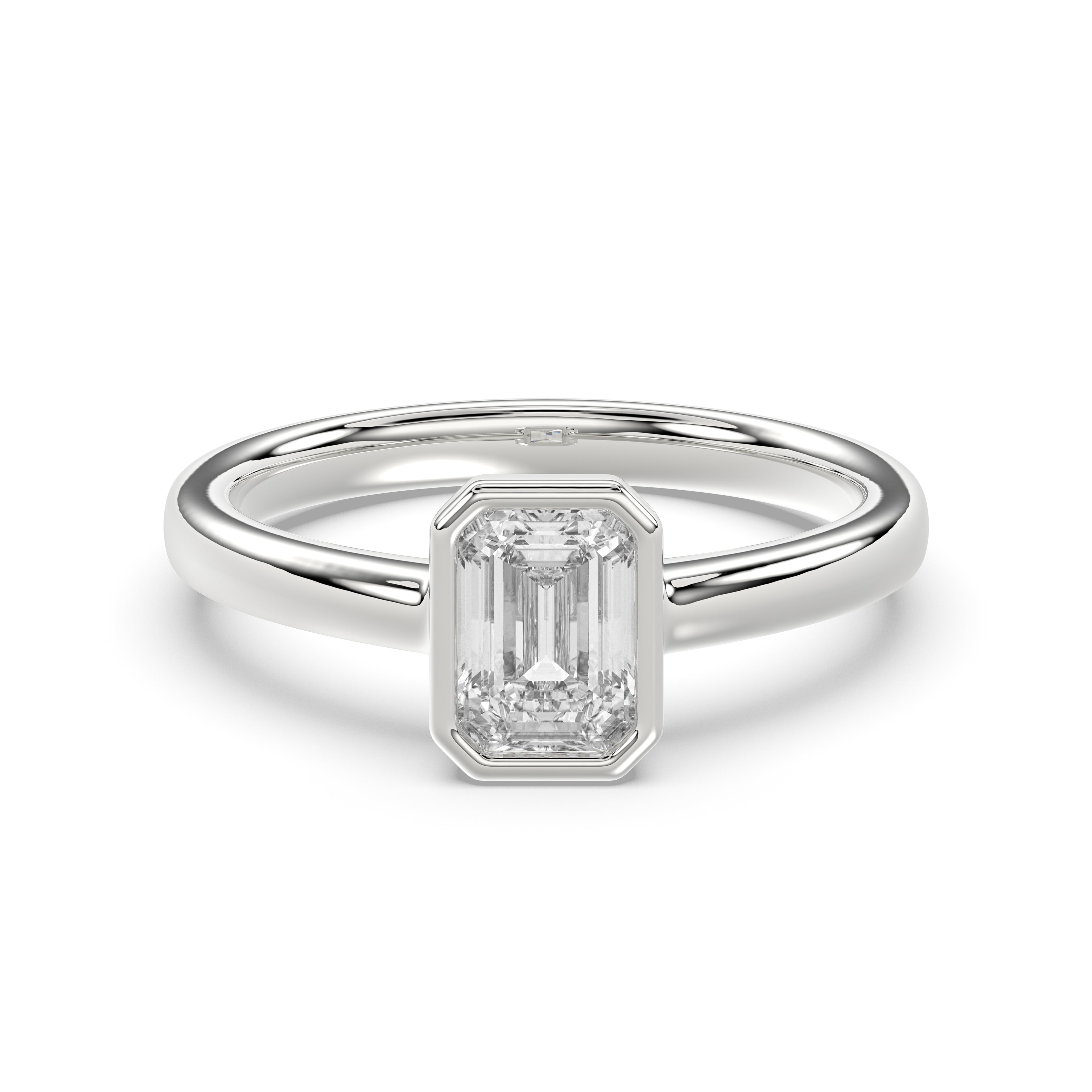 Emerald Engagement Ring - R144