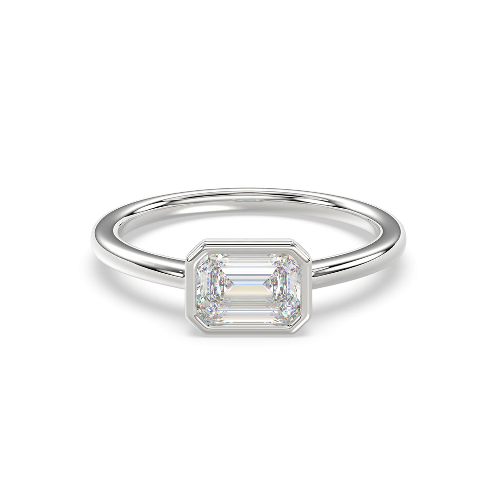 Emerald Engagement Ring - R147