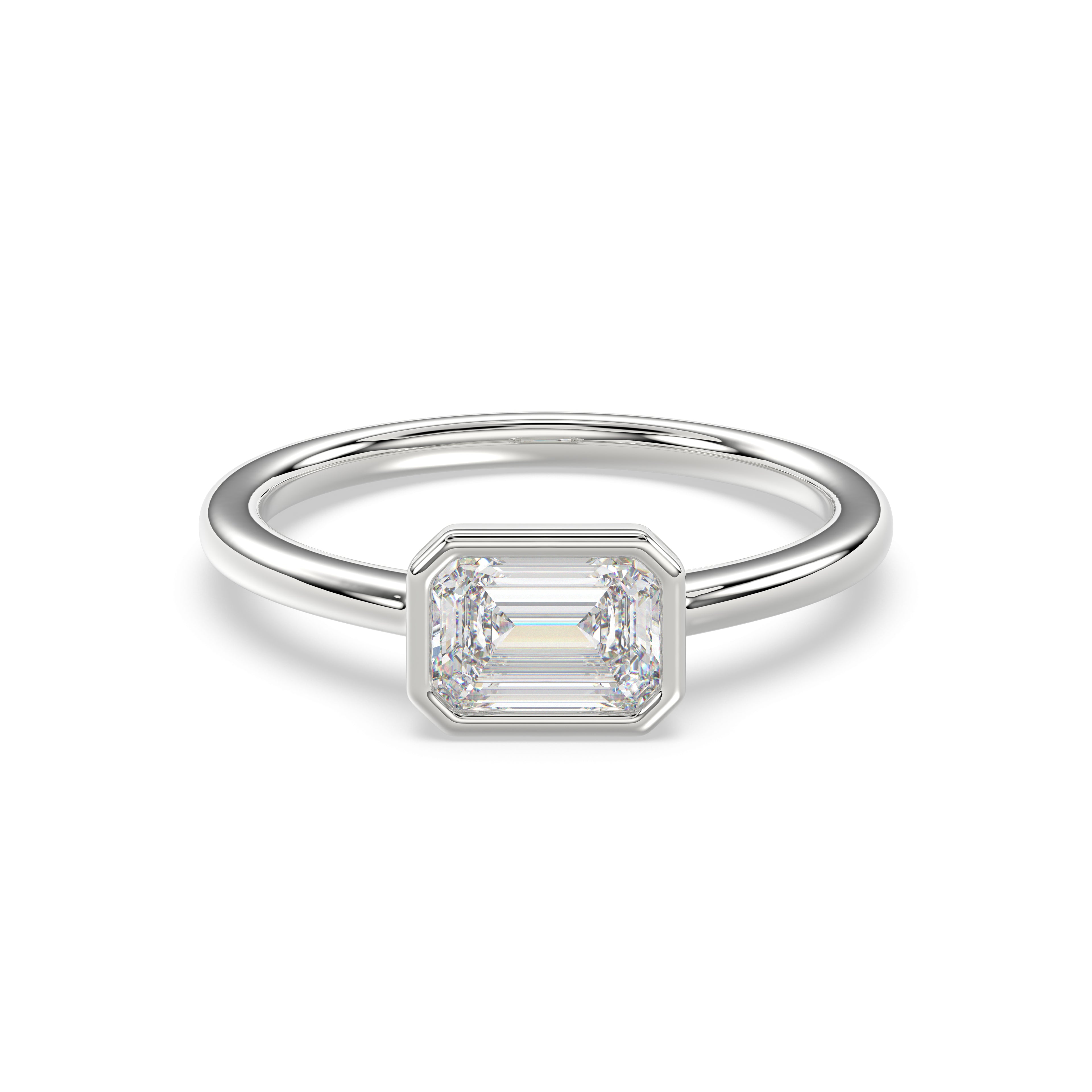 Emerald Engagement Ring - R147