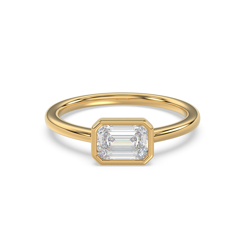 Emerald Engagement Ring - R147