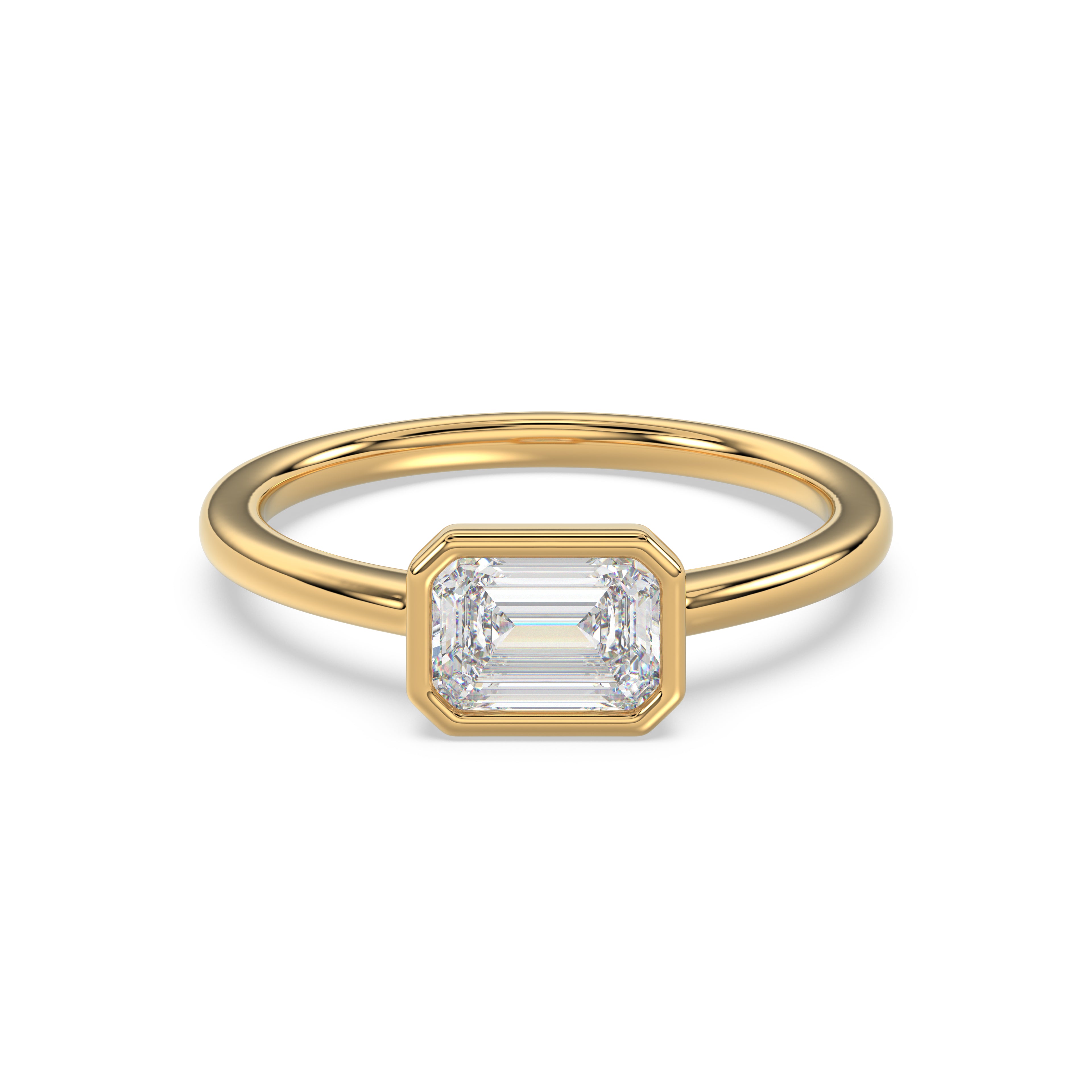 Emerald Engagement Ring - R147