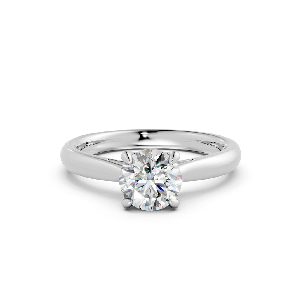 Natural Diamond Engagement Ring  - R154